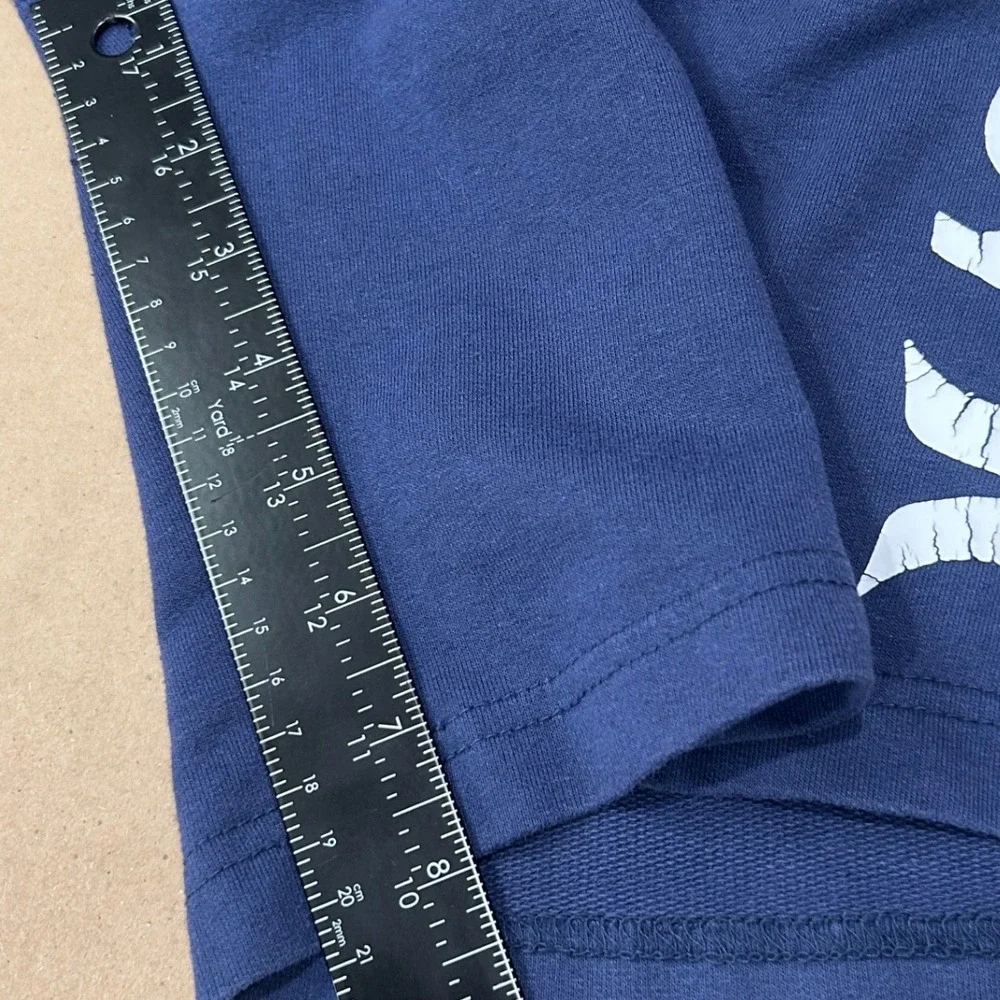Hurley Blue Graphic Sweat Shorts Mens Large
